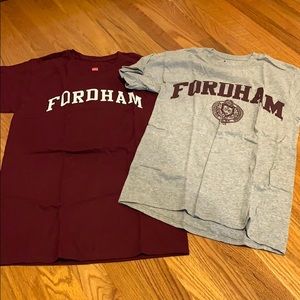 Fordham tee shirts